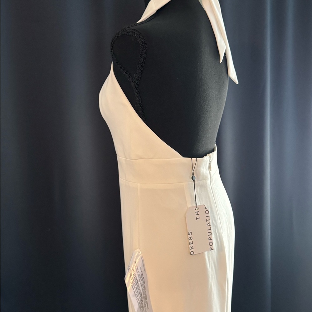 NWT Ivory Dress The Population gown - Picture 5 of 7